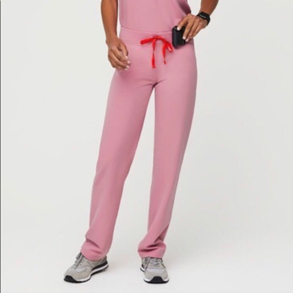 Figs chalk PINK Kade limited edition scrub pants
